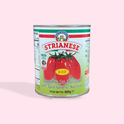 Strianese San Marzano DOP Peeled Plum Tomatoes w/Basil (800g)