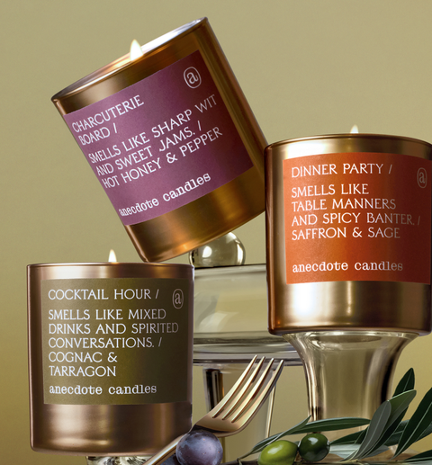 Anecdote Candles Dinner Party (Saffron & Sage) Gold Tumbler Candle