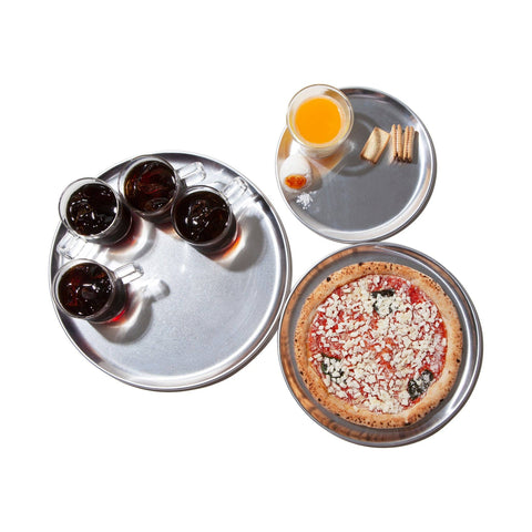ALUMINUM ROUND TRAY - 12IN
