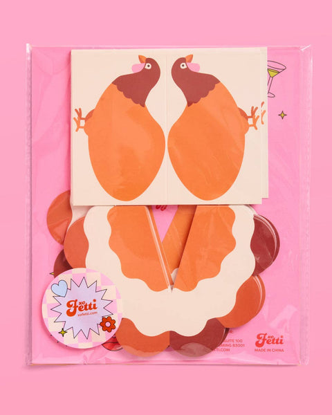 Turkey Time Place Cards - set of 12, thanksgiving decor