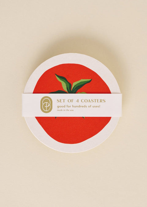 Tomato Coasters | Set of Four