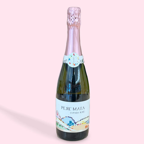 Pere Mata "Cupada Rosé" Cava Reserva, Brut Nature 2023 (750ml)
