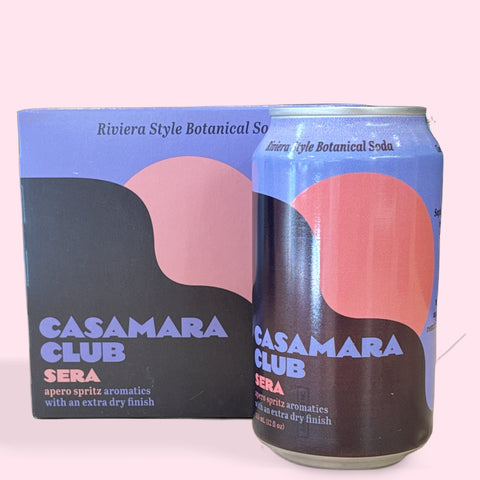 Casamara Club Sera: Riviera-style Botanical NA Soda (12oz can)