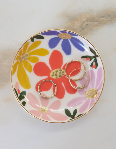 Primary Blooms Trinket Dish