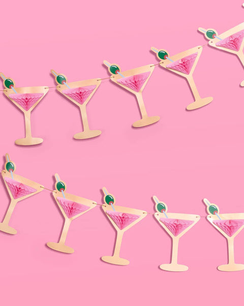 Martini Banner | Tini BIt 3D paper banner
