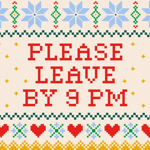 Cocktail Napkins | Leave By 9pm - 20ct