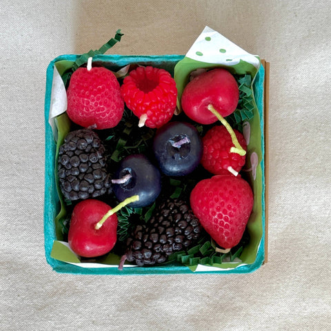Happy Organics Mixed Berry Beeswax Candles