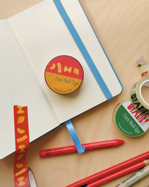 Pasta Shape Washi Tape