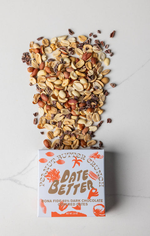Date Better Peanut Butter Crunch- chocolate covered dates