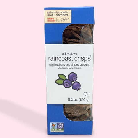 Lesley Stowe Raincoast Crisps - Wild Blueberry & Almond (5.3oz)