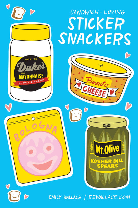 Sticker Snacker sticker sheet