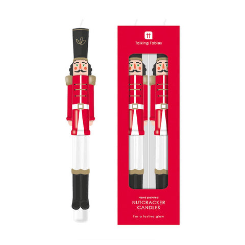 Nutcracker Christmas Candles | 2 Pack
