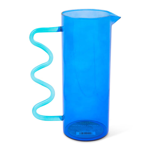 44oz Squiggle Pitcher - Blue