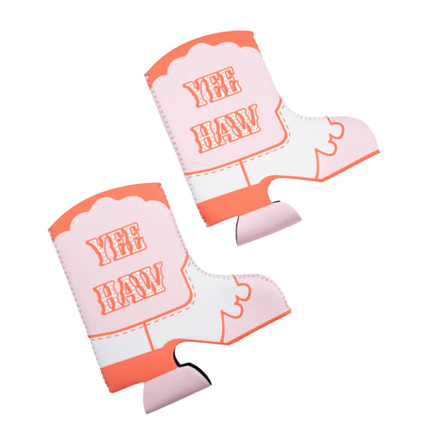 Western Cowboy Boot Slim Drink Koozie