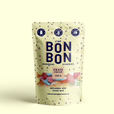 Bon Bon Sour Mix - Gummy Candies (medium bag)
