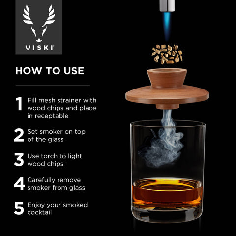Alchemi™ Old Fashioned Smoker Kit with Torch