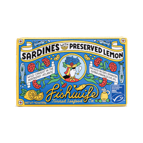 Fishwife Sardines with Preserved Lemon