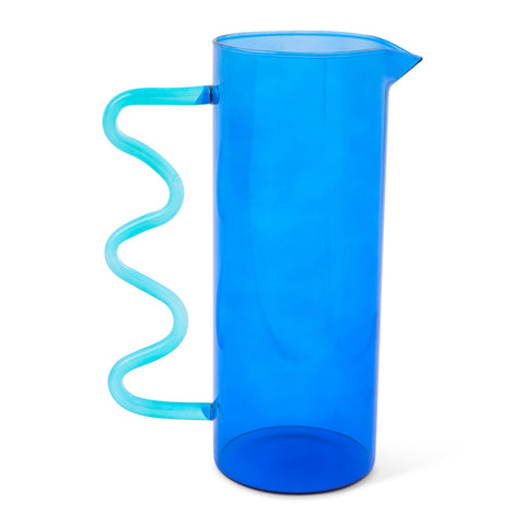 44oz Squiggle Pitcher - Blue