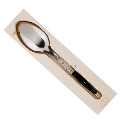 Jean Dubost Serving Spoon with Black Handle
