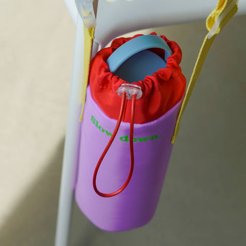 Purple Slow Down Bottle Holder