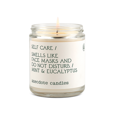 Anecdote Candles Self Care (Mint & Eucalyptus) Glass Jar Candle