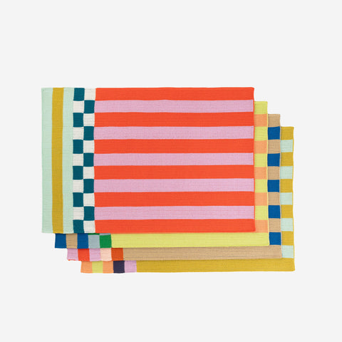 Verloop Pattern Patch Placemat Set (Candy)