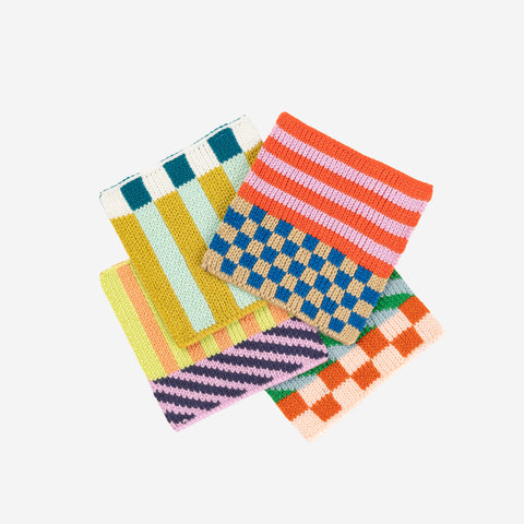 Verloop Pattern Patch Coaster Set (Candy)
