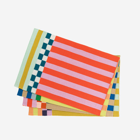 Verloop Pattern Patch Placemat Set (Candy)