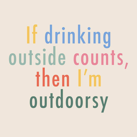 Cocktail Napkins | I'm Outdoorsy - 20ct