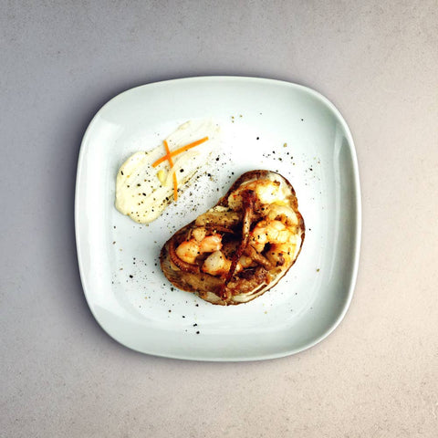 La Narval Octopus with Garlic Sauce