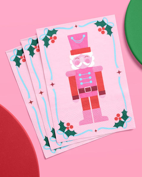 Nutcracker Napkins Set of 25