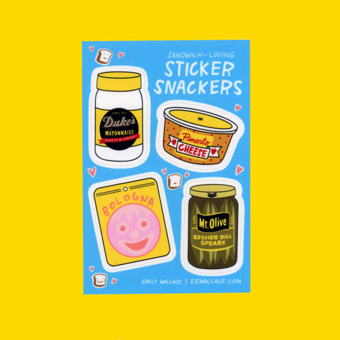 Sticker Snacker sticker sheet