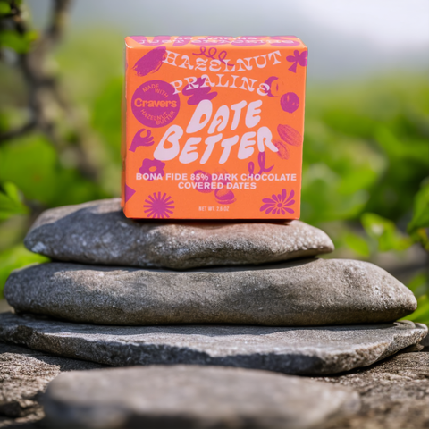 Date Better Hazelnut Praline- Chocolate covered dates