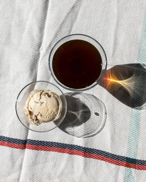 BLOWN GLASS DESSERT CUP: Round