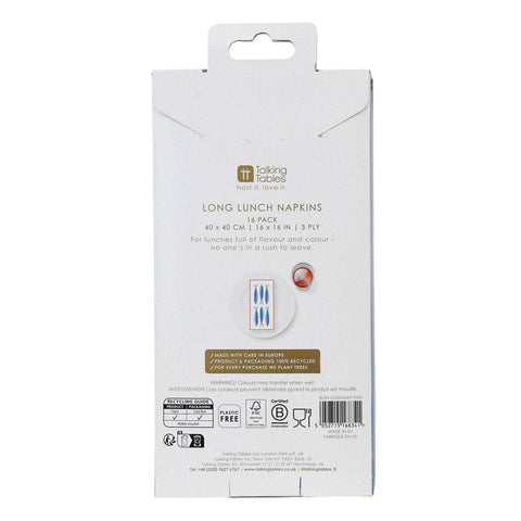 Fish Long Lunch Paper Napkins