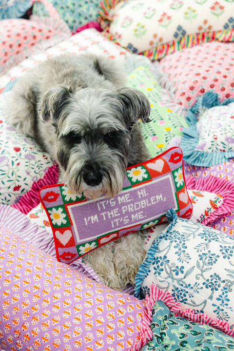 Furbish It's Me Needlepoint Pillow