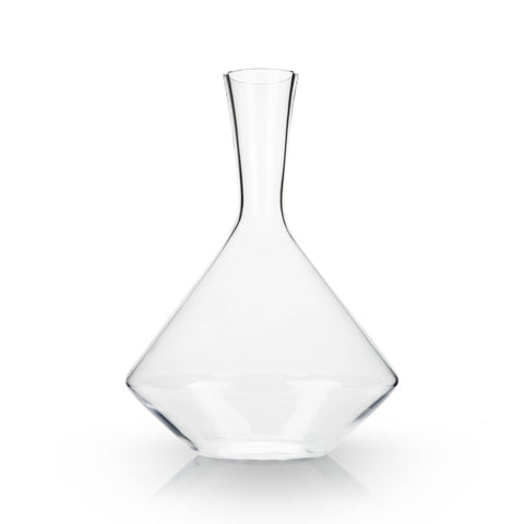 Viski Angled Crystal Wine Decanter