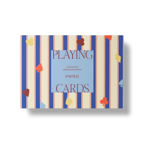 Papier Playing Cards, Suits & Stripes