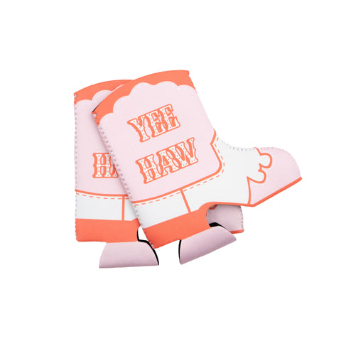 Western Cowboy Boot Slim Drink Koozie