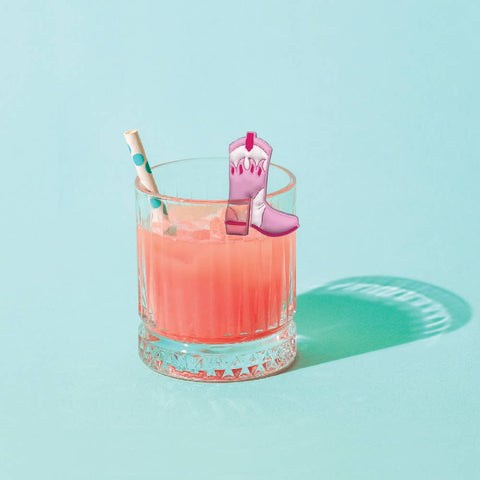 Giddy Up Western Drink Markers-6 Pack
