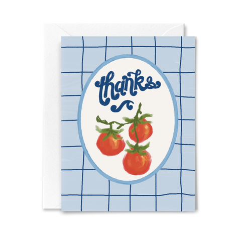 Tomato Thanks Card