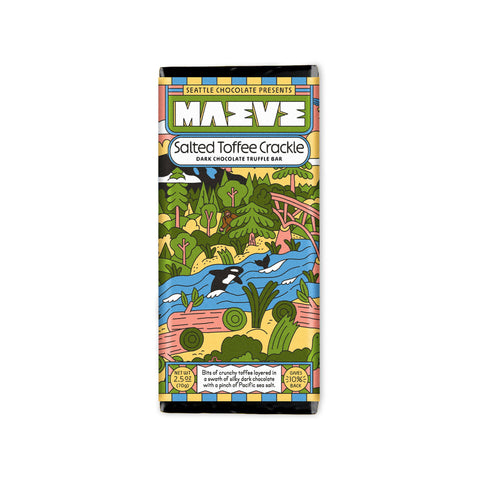 Maeve Salted Toffee Crackle Truffle Bar