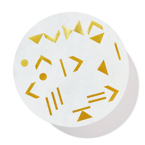 Olympia Marble & Gold Cake Stand, 12"