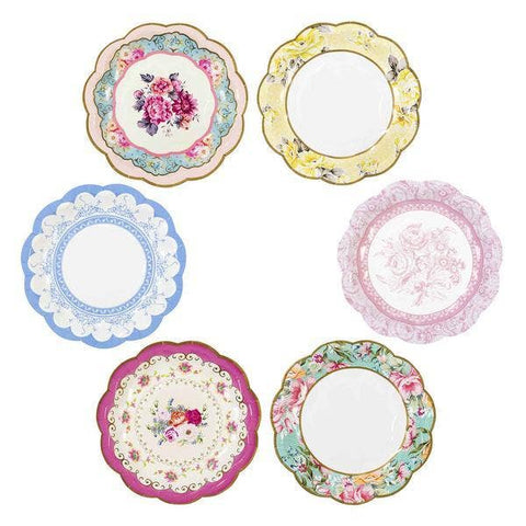 Floral Paper Plates | 12 Pack