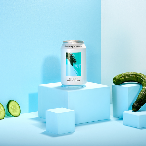 Something & Nothing Cucumber Premium Soda