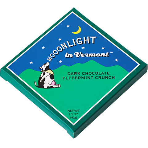 Moonlight In Vermont Chocolate Bars - Dark Peppermint Crunch