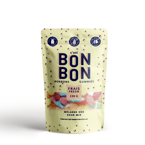 Bon Bon Sour Mix - Gummy Candies (medium bag)
