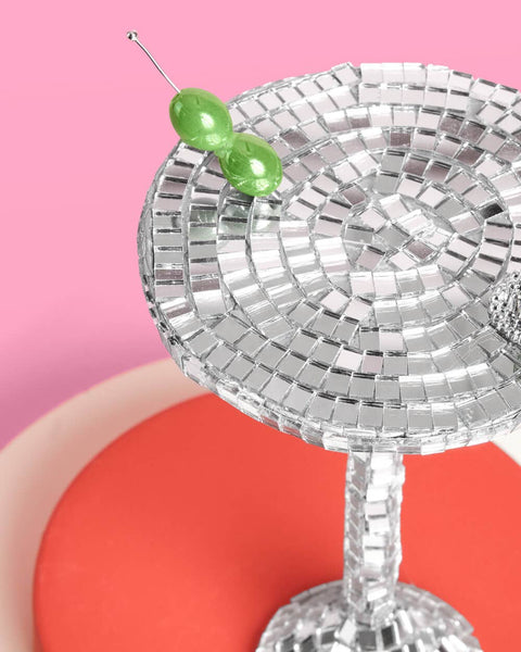 Disco Martini Ornament
