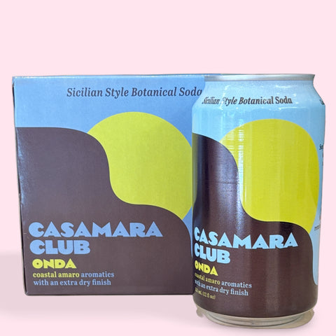 Casamara Club Onda: Sicilian-style Botanical NA Soda (12oz can)