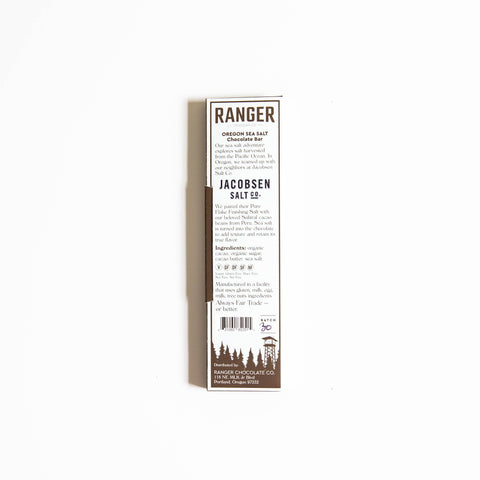 Ranger Chocolate Oregon Sea Salt Chocolate Bar